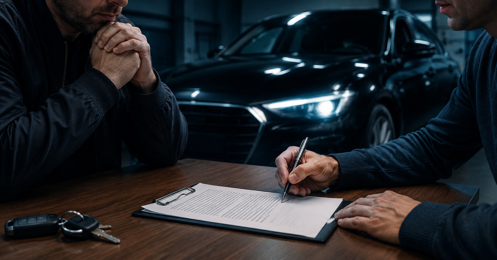 Warum ein Kaufvertrag Auto in der Schweiz wichtig ist: Verkäufer und Käufer unterschreiben den rechtssicheren Vertrag